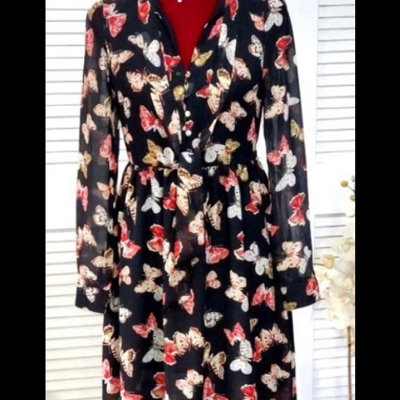 Boho Maxi Butterfly Dress - Picture 10 of 12